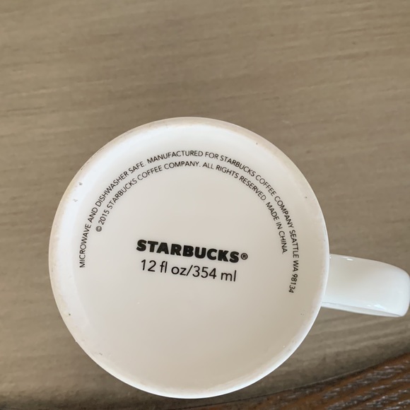 Classic Starbucks Coffee Tea Mug 12oz Green Iconic Logo 2015 excellent - Picture 4 of 4